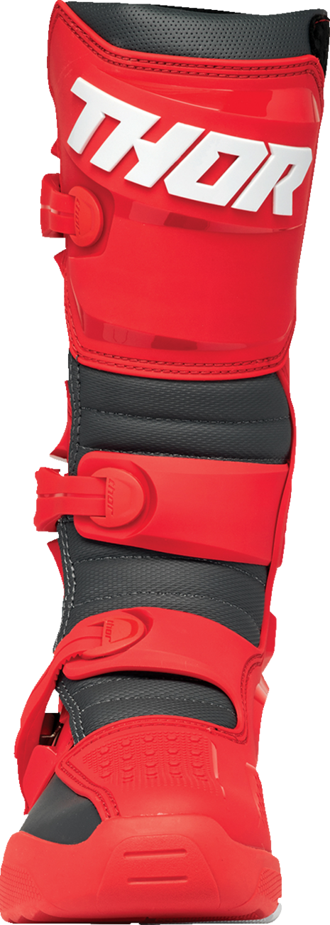 THOR Blitz XR Boots - Red/Charcoal - US 15 3410-3117