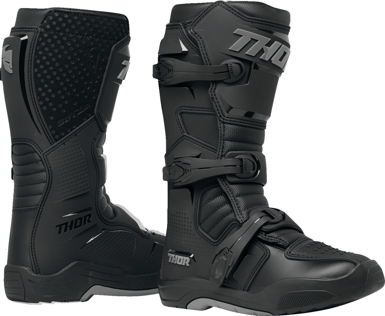 THOR Women's Blitz XR Boots - Black/Gray - US 9 3410-3146