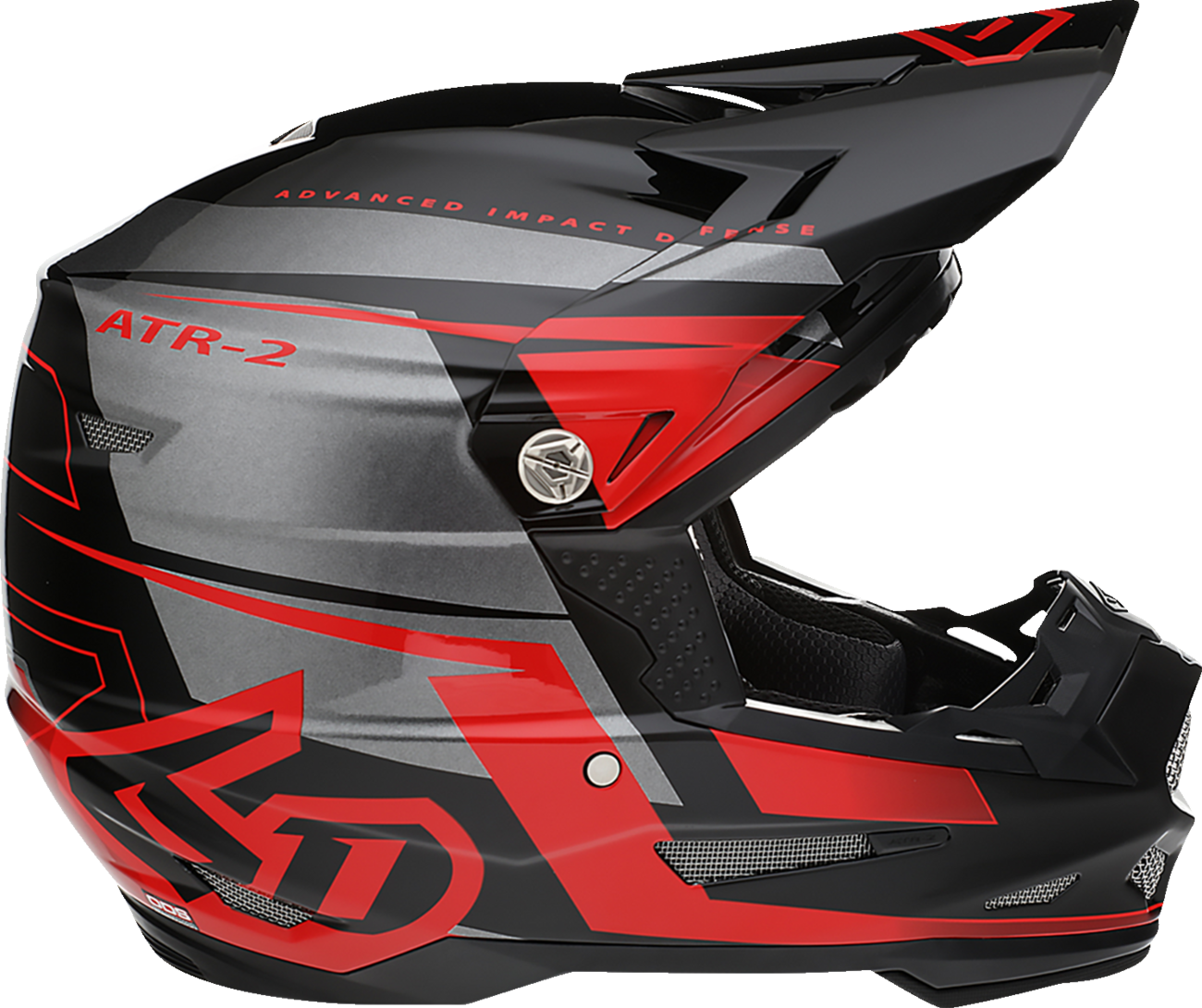 6D HELMETS ATR-2 Helmet - Mach - Red/Gray/Black - Small 12-3325