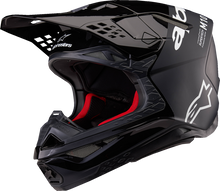 ALPINESTARS Supertech M10 Helmet - Flood - MIPS® - Black/Dark Gray - Small 8301023-1310-S