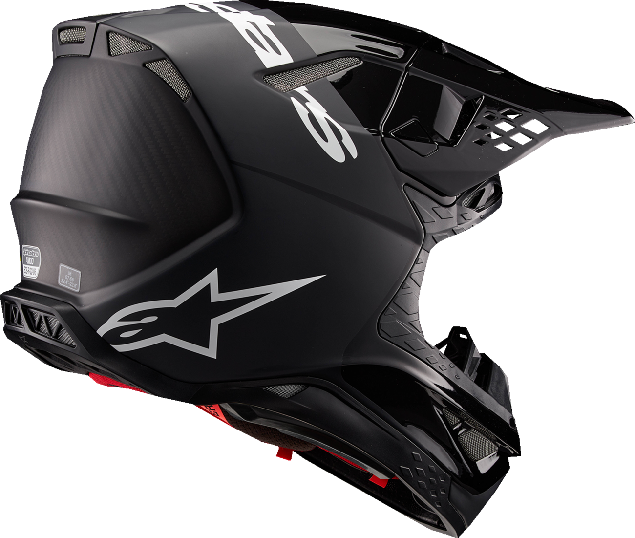 ALPINESTARS Supertech M10 Helmet - Flood - MIPS® - Black/Dark Gray - Small 8301023-1310-S