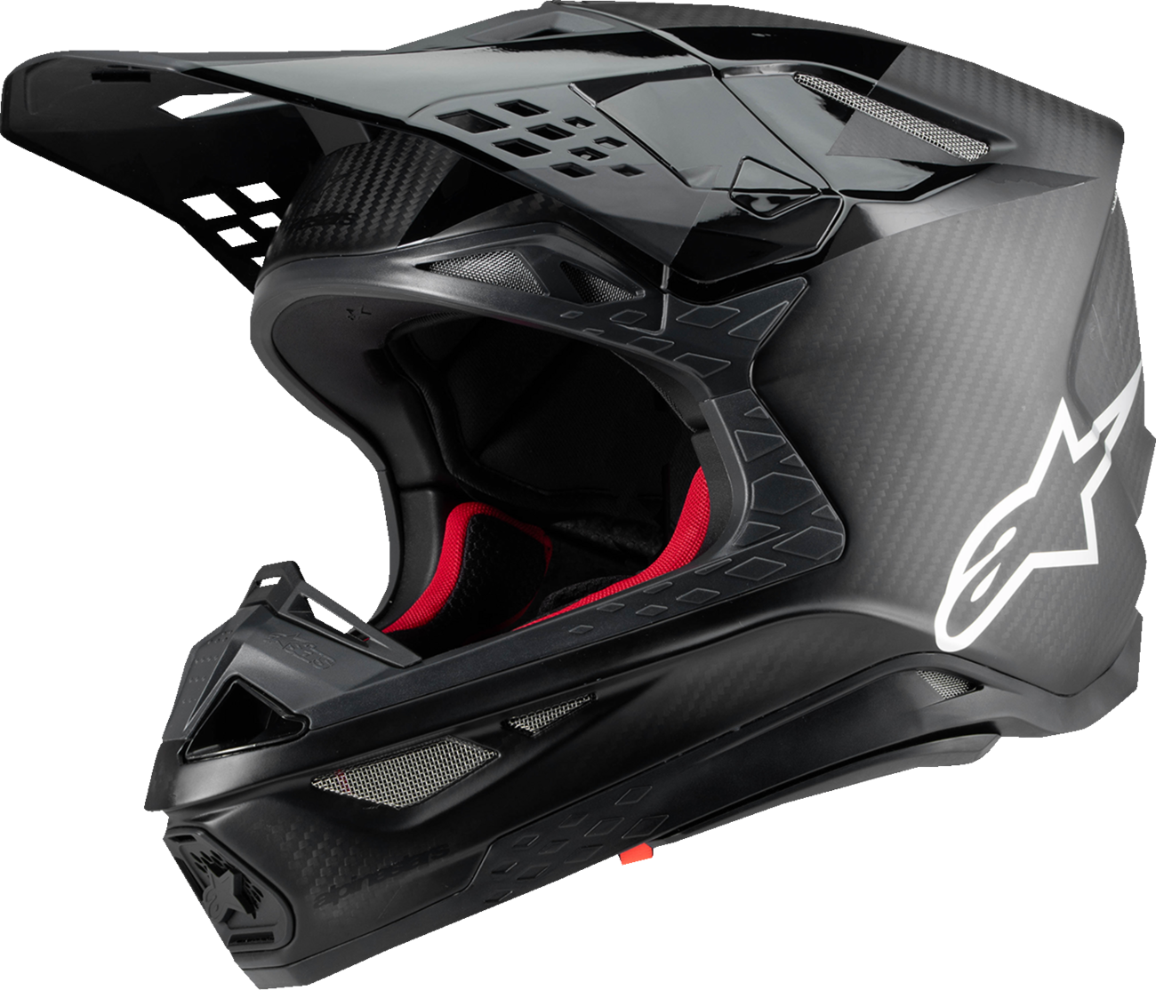 ALPINESTARS Supertech M10 Helmet - Fame - MIPS® - Black Carbon - Large 8300423-1902-L