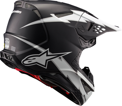 ALPINESTARS Supertech M10 Helmet - Ampress - MIPS® - Matte Black/White - 2XL 8300823-1121-2X