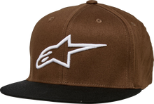 ALPINESTARS Ageless Flat Bill Hat - Brown/Black - Large/XL 1035810158010LX