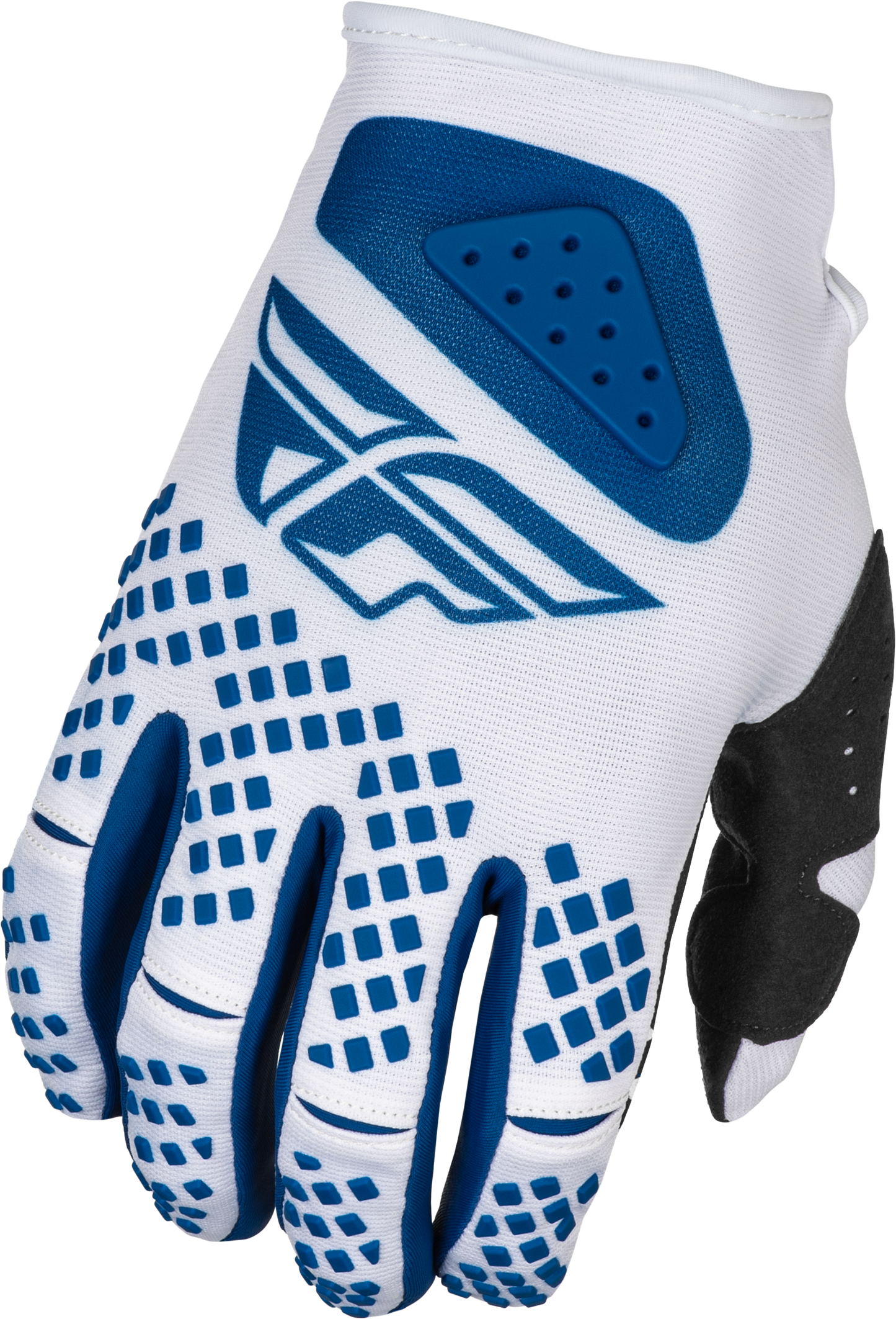 Youth Kinetic Center Gloves White/Navy Ys