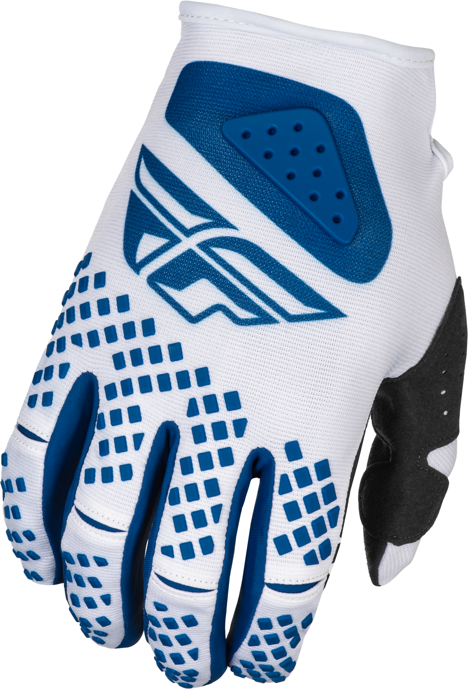 Youth Kinetic Center Gloves White/Navy Yl