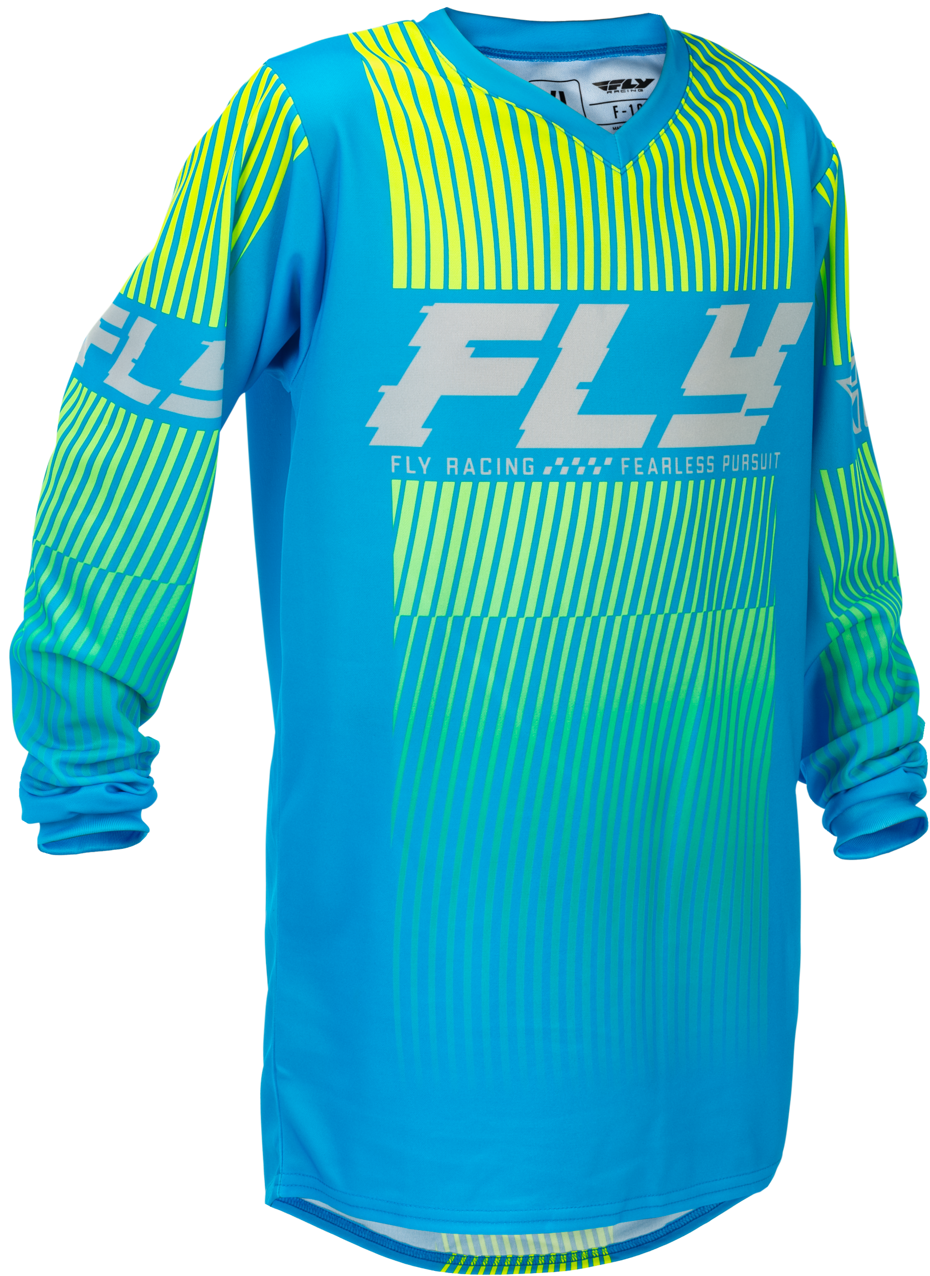 Youth F 16 Jersey Blue/Hi Vis Yxl