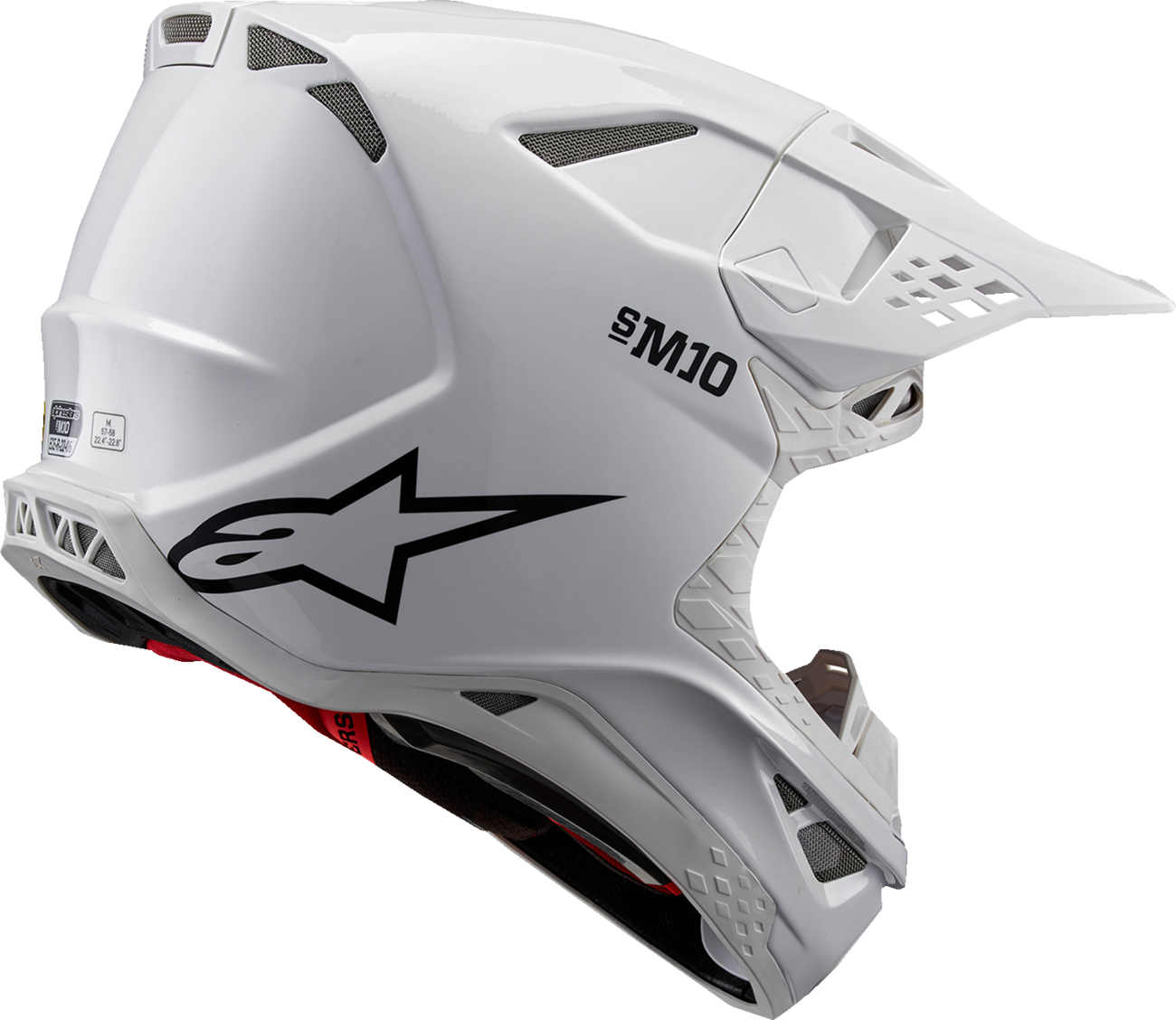 ALPINESTARS Supertech M10 Helmet - Solid - MIPS® - Gloss White - XS 8300323-2180-XS