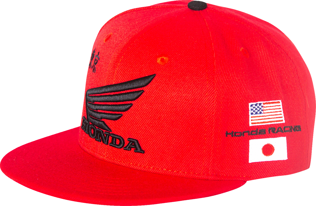 D'COR VISUALS Honda Factory Hat - Red - One Size 70-136-1