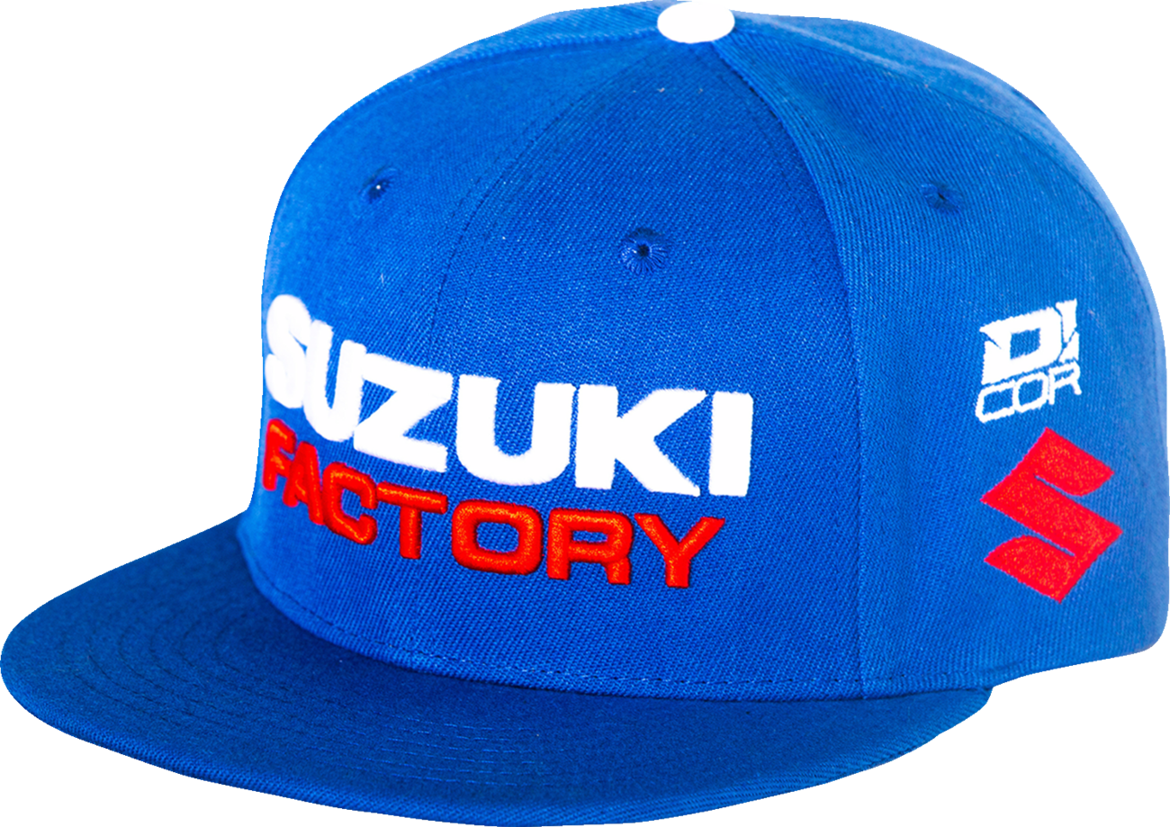 D'COR VISUALS Suzuki Factory Hat - Blue 70-150-1