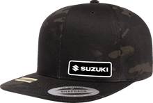 FACTORY EFFEX Suzuki Snapback Hat - Camo Black 27-86404