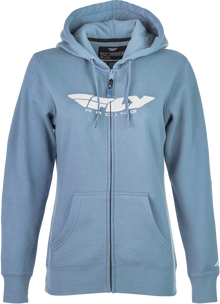 Women's Fly Corporate Zip Up Light Blue 2x