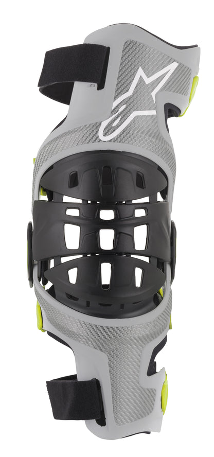 Bionic 7 Knee Set Silver/Yellow Xl