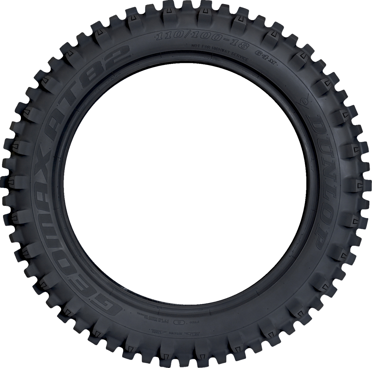 DUNLOP Tire - Geomax AT82 - Rear - 120/90-19 - 66M 45261503