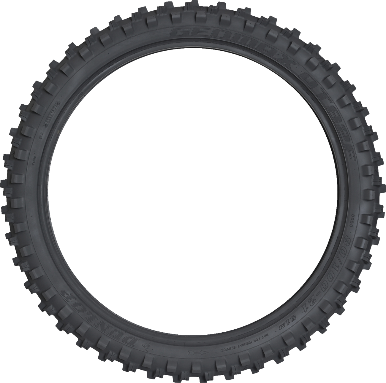 DUNLOP Tire - Geomax AT82 - Front - 80/100-21 - 51M 45261500