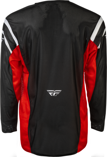 Kinetic Mesh Center Jersey Black/White/Red Sm