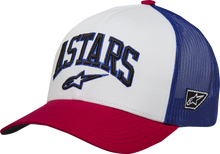 ALPINESTARS Dunker Hat - White/Red/Blue - One Size 1214-81717-2372-OS