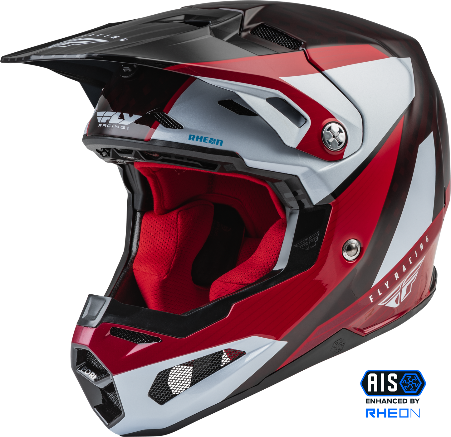 Formula Carbon Prime Helmet Red/White/Red Carbon 2x