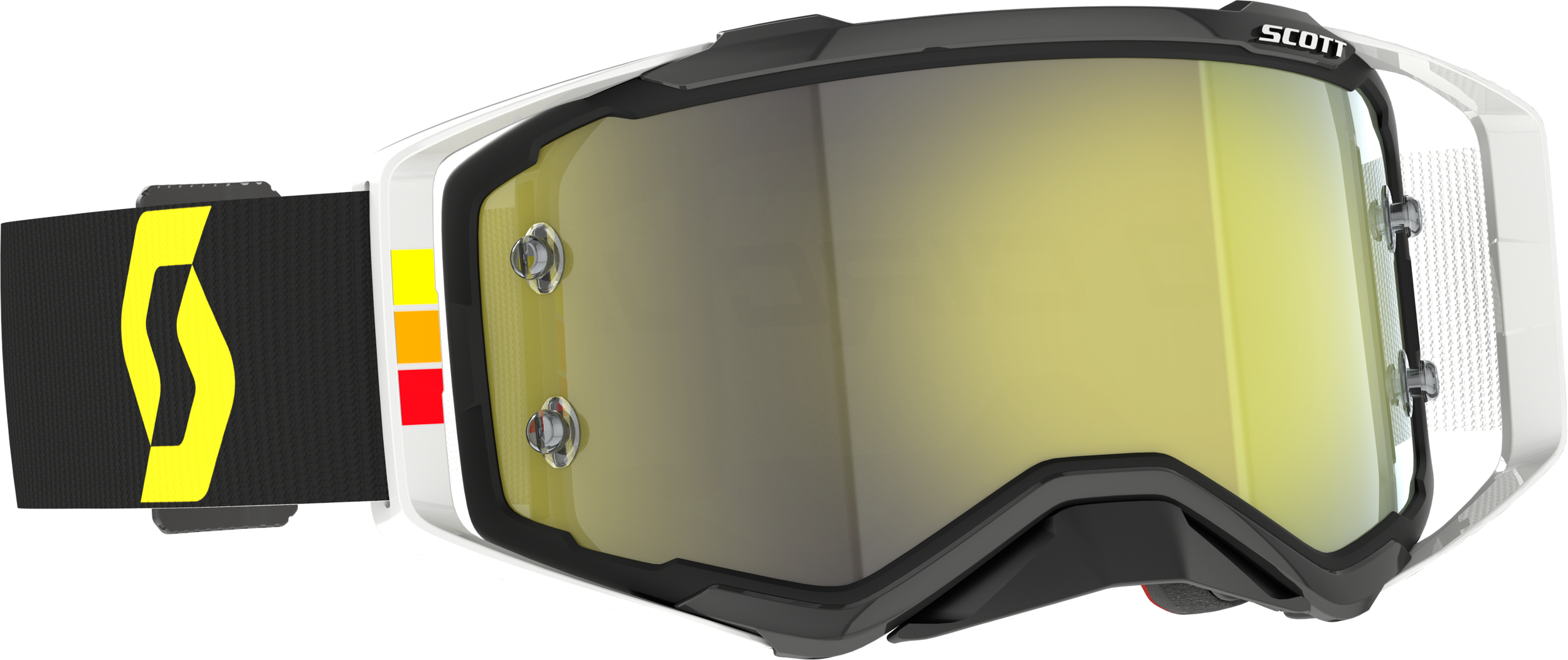 Prospect Pro Circuit Goggle Black/White Yellow Chrome Work