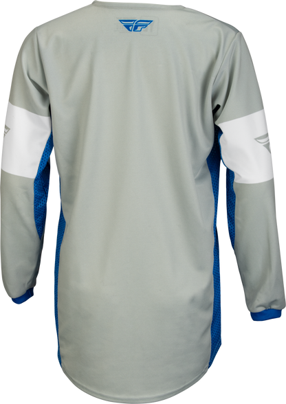 Youth Kinetic Khaos Jersey Light Grey/Blue/White Yx