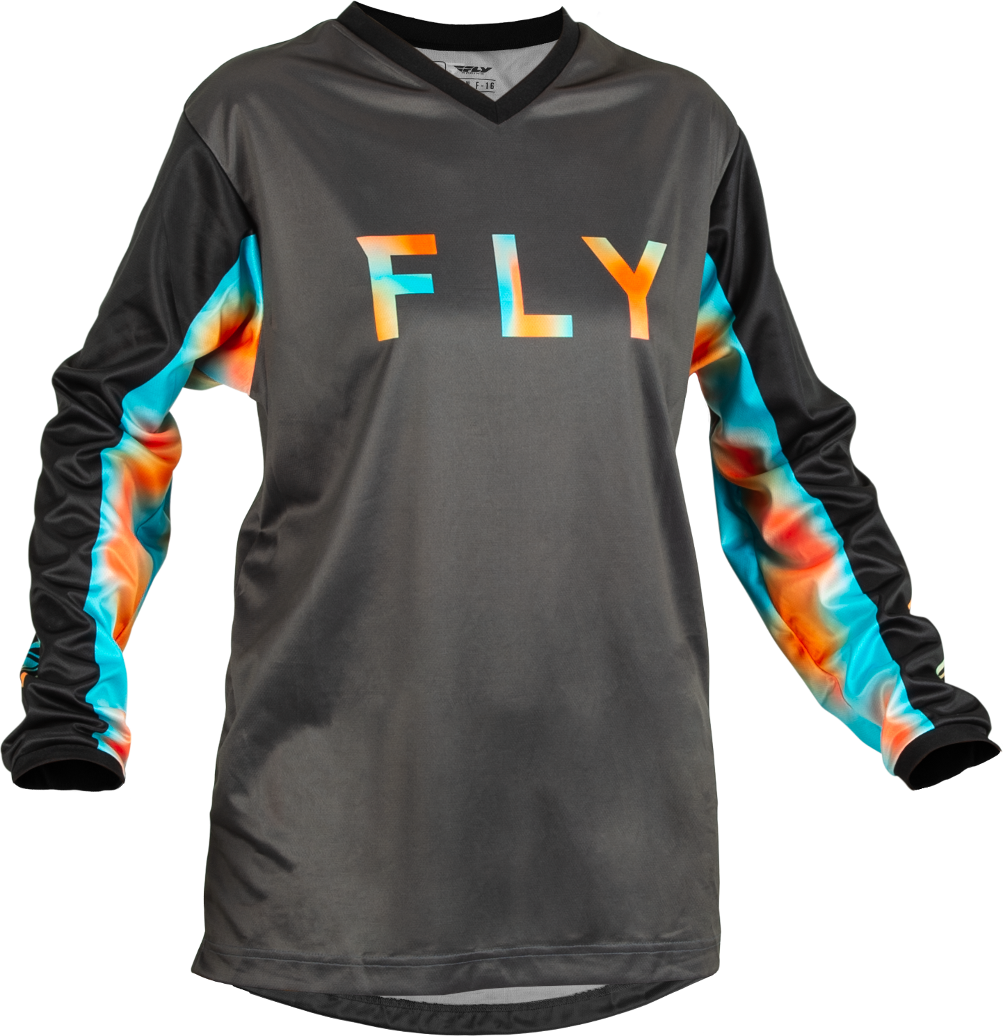 Women's F 16 Jersey Grey/Pink/Blue Xl