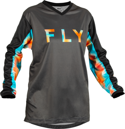 Women's F 16 Jersey Grey/Pink/Blue Xl