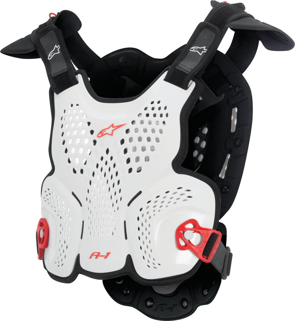 A 1 Roost Guard White/Black/Red Md/Lg