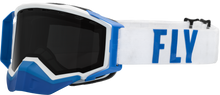 Zone Pro Snow Goggle Wht/Blue W/ Polarized Smoke Lens