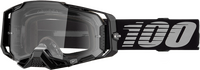 100-PERCENT ARMEGA GOGGLE BLACK CLEAR LENS