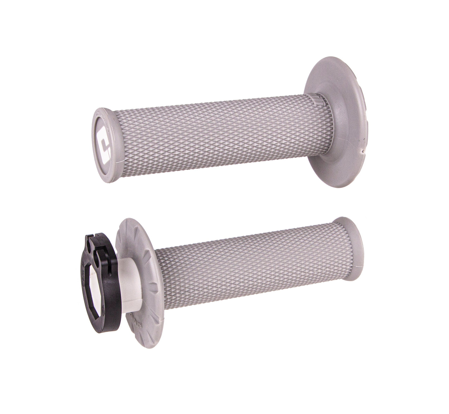 ODI Mx V2 Lock On Grip No Waffle - Grey Soft Compound