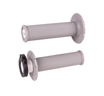 ODI Mx V2 Lock On Grip No Waffle - Grey Soft Compound