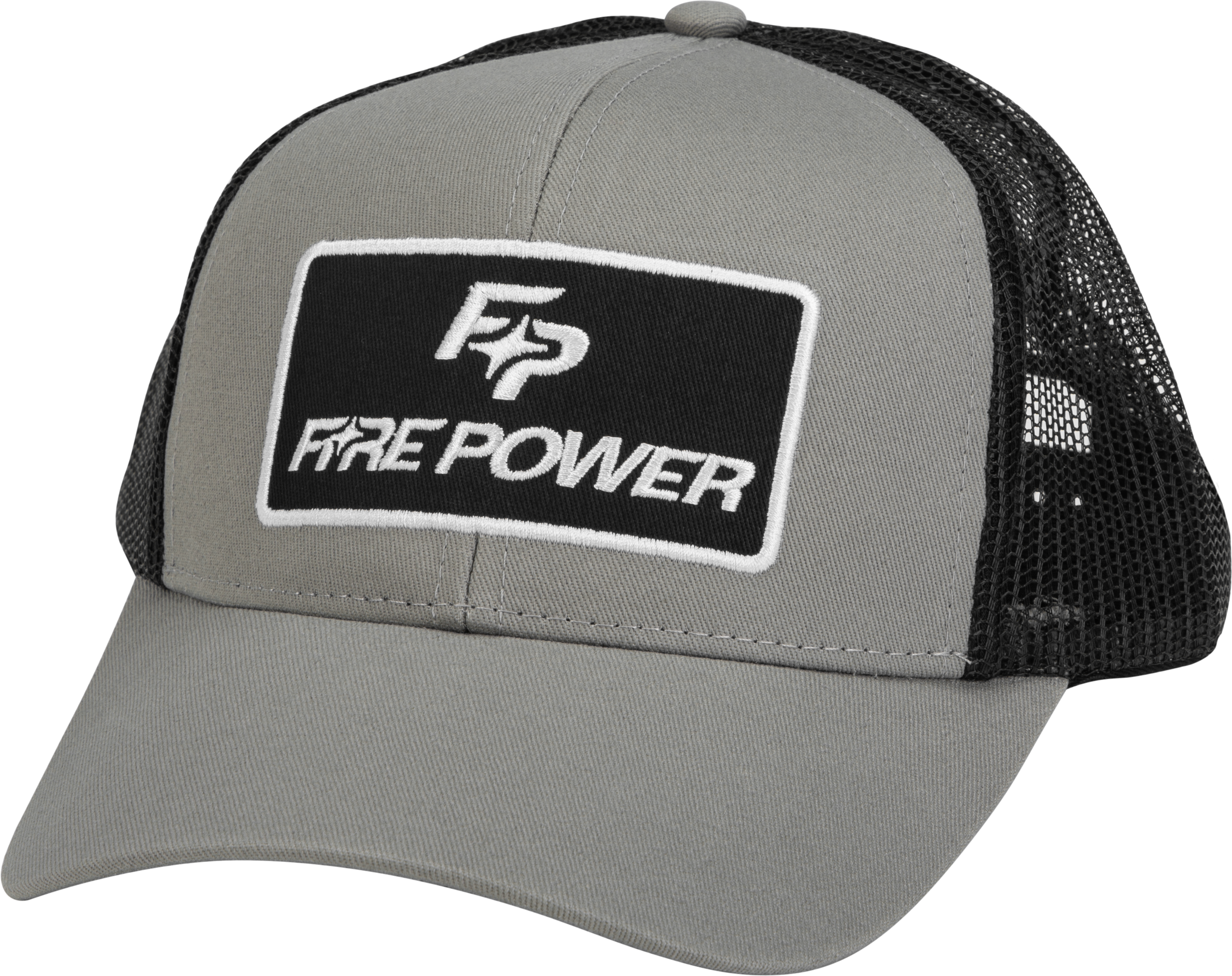 Curved Bill Hat Grey/Black