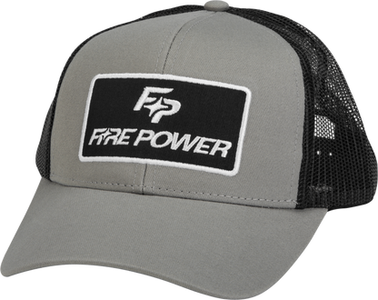 Curved Bill Hat Grey/Black