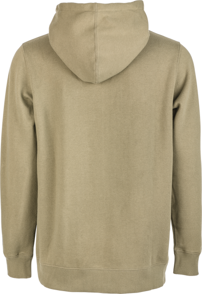 Fly Corporate Zip Up Hoodie Tan/Black Xl