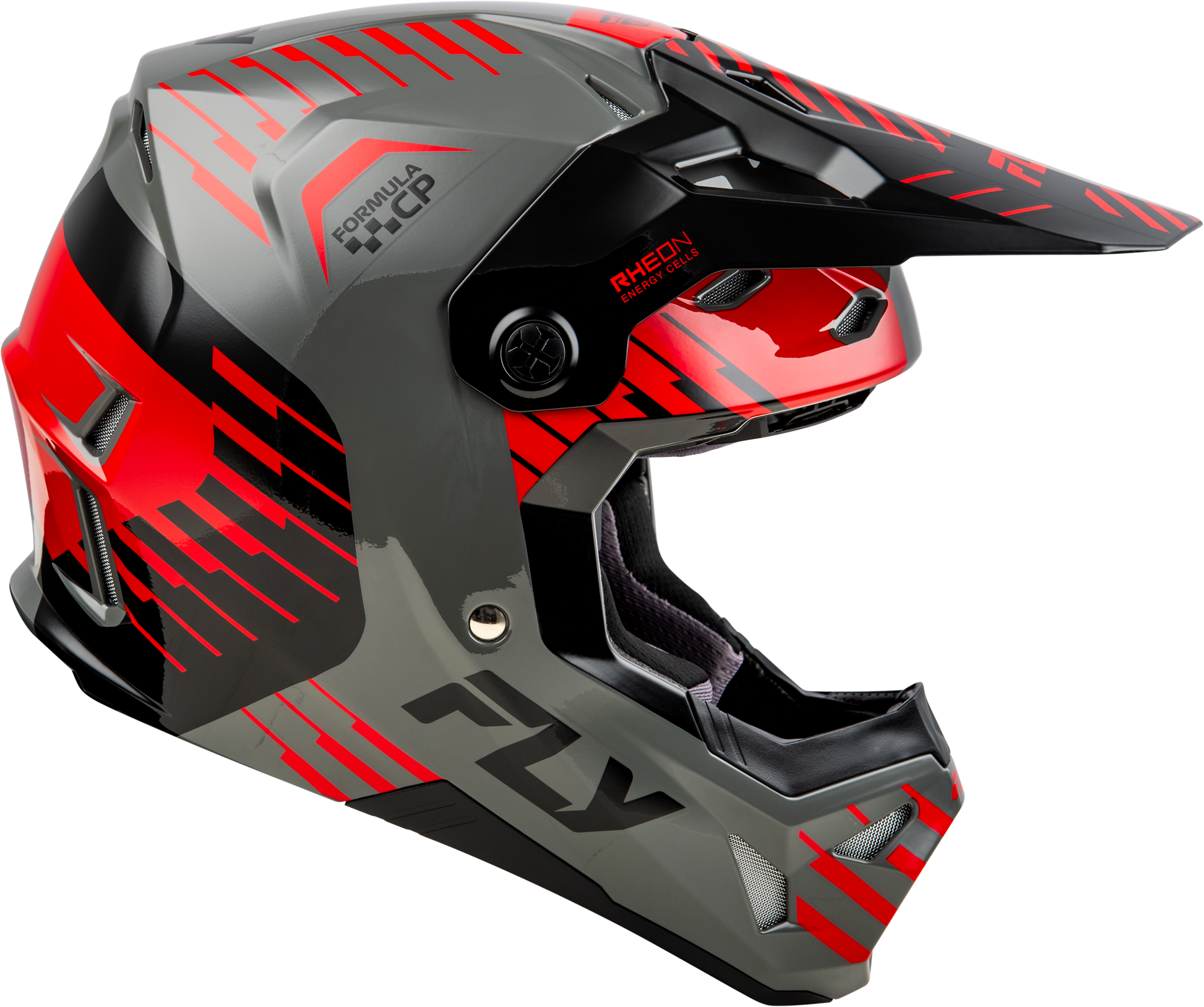 Formula Cp Slice Helmet Grey/Red/Black Sm