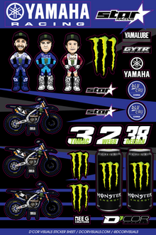 Decal Sheets Yamaha