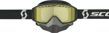 Primal Snowcross Goggle Black/White Yellow Lens