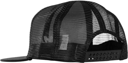 Snapback Mesh Hat Black One Size