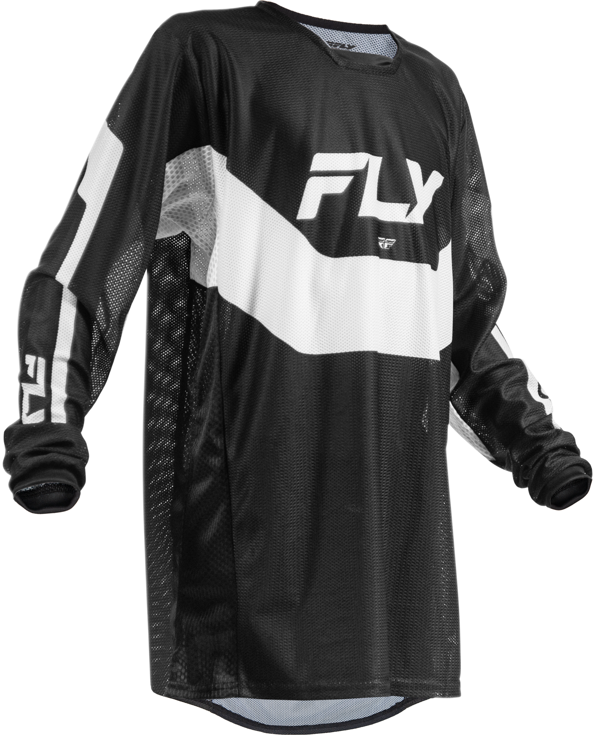 Yth Kinetic Mesh Jersey Black/White Yl