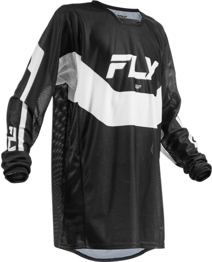 Yth Kinetic Mesh Jersey Black/White Yl