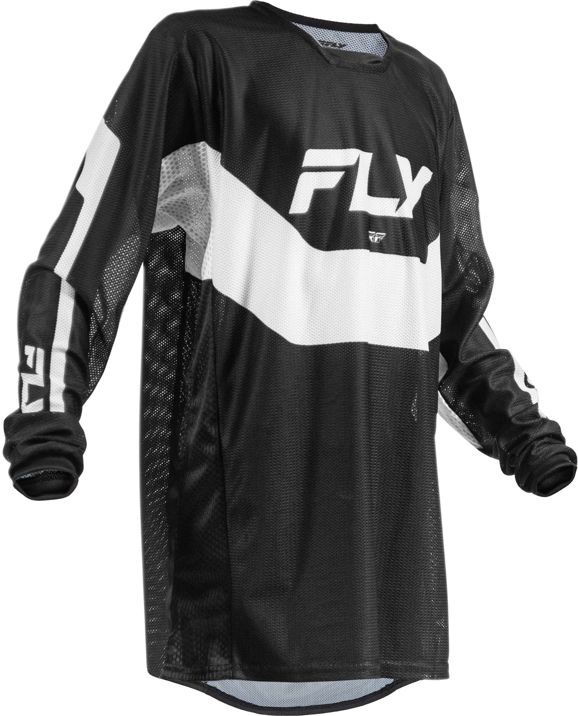 Yth Kinetic Mesh Jersey Black/White Yxl