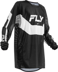 Yth Kinetic Mesh Jersey Black/White Ym