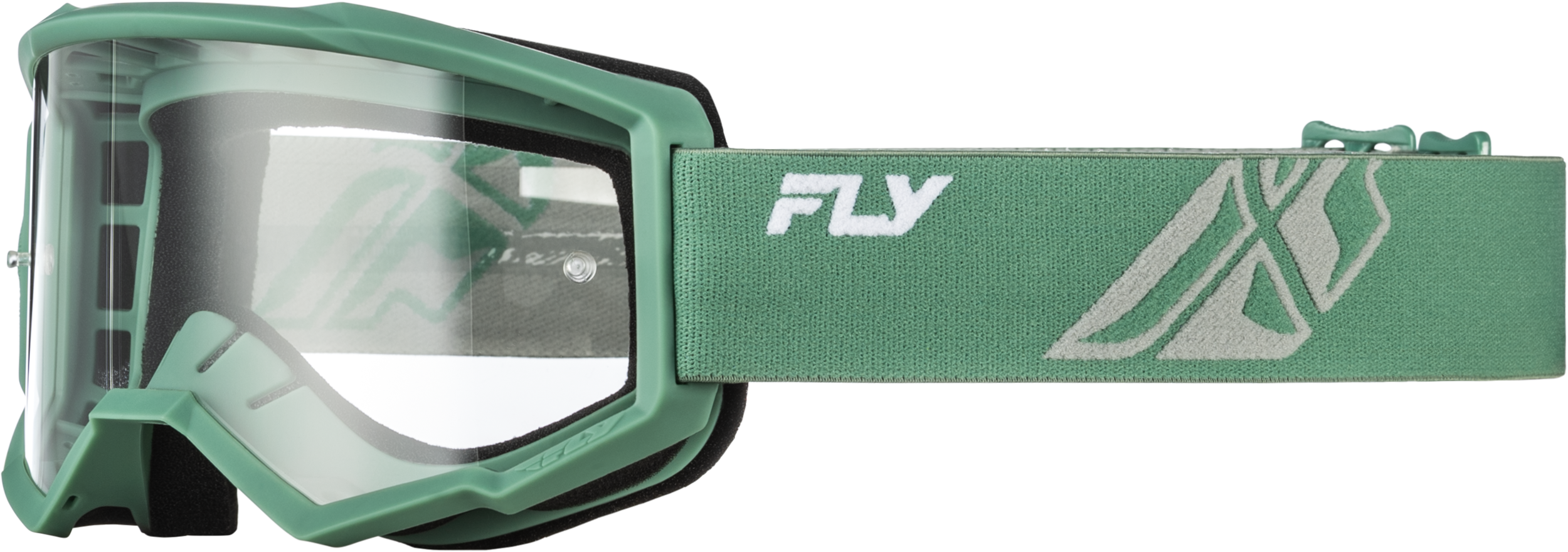 Focus Goggle Olive/Grey W/ Clear Lens