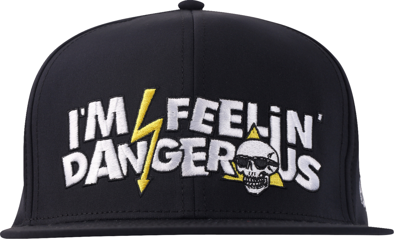 DEEGAN APPAREL Shocking Hat - Black/Yellow - One Size DMAHS3004BLYOS