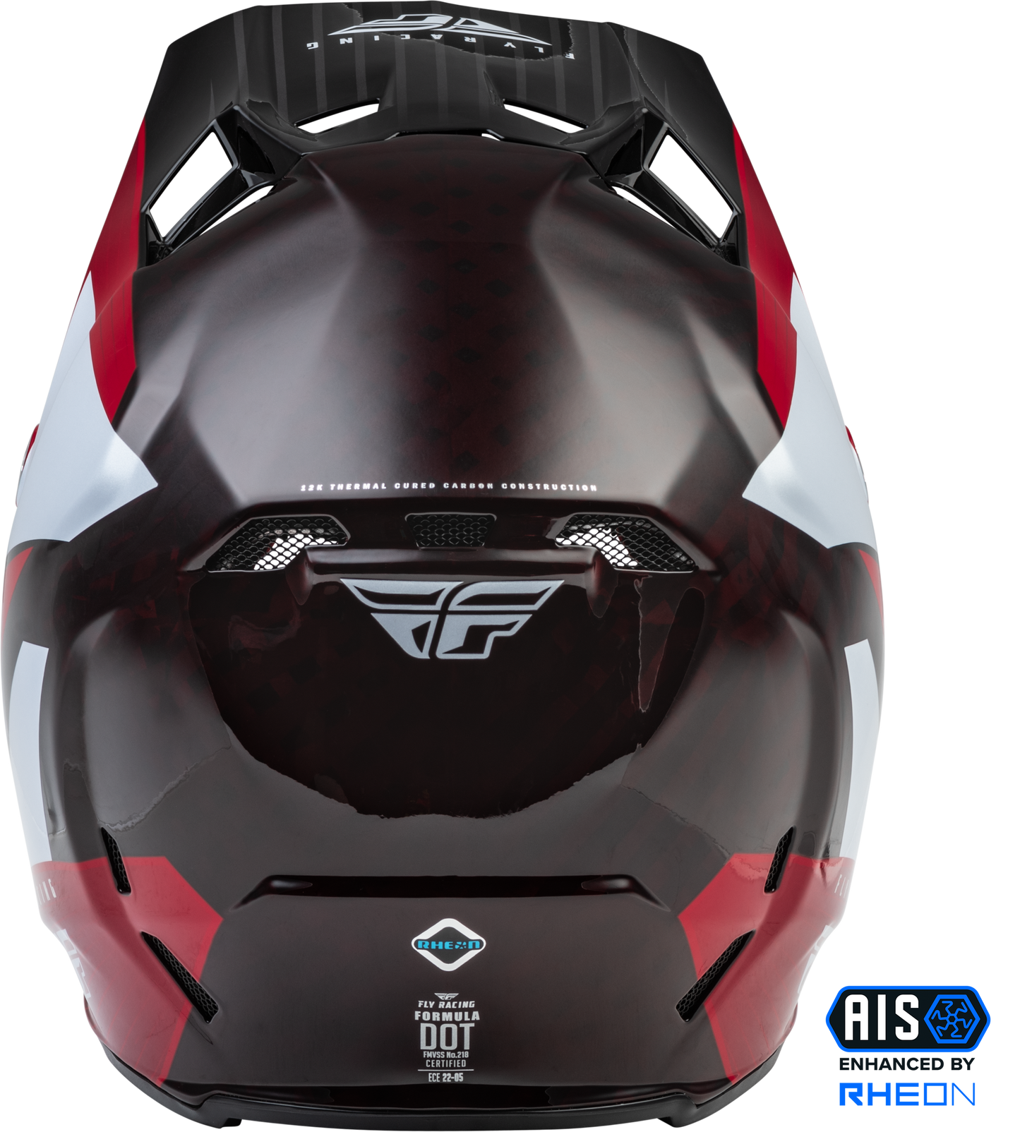 Formula Carbon Prime Helmet Red/White/Red Carbon 2x