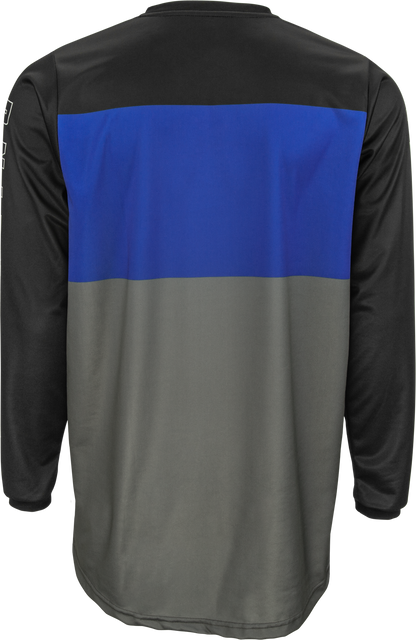 F 16 Jersey Blue/Grey/Black Lg