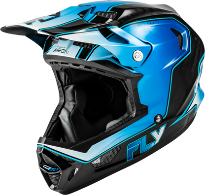 Werx R Flow Carbon Helmet Black Carbon/Blue/White Xl