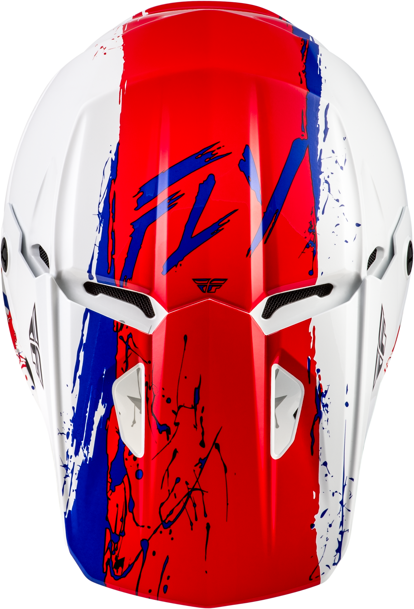 Youth Kinetic Drip Helmet Red/White/Blue Ym