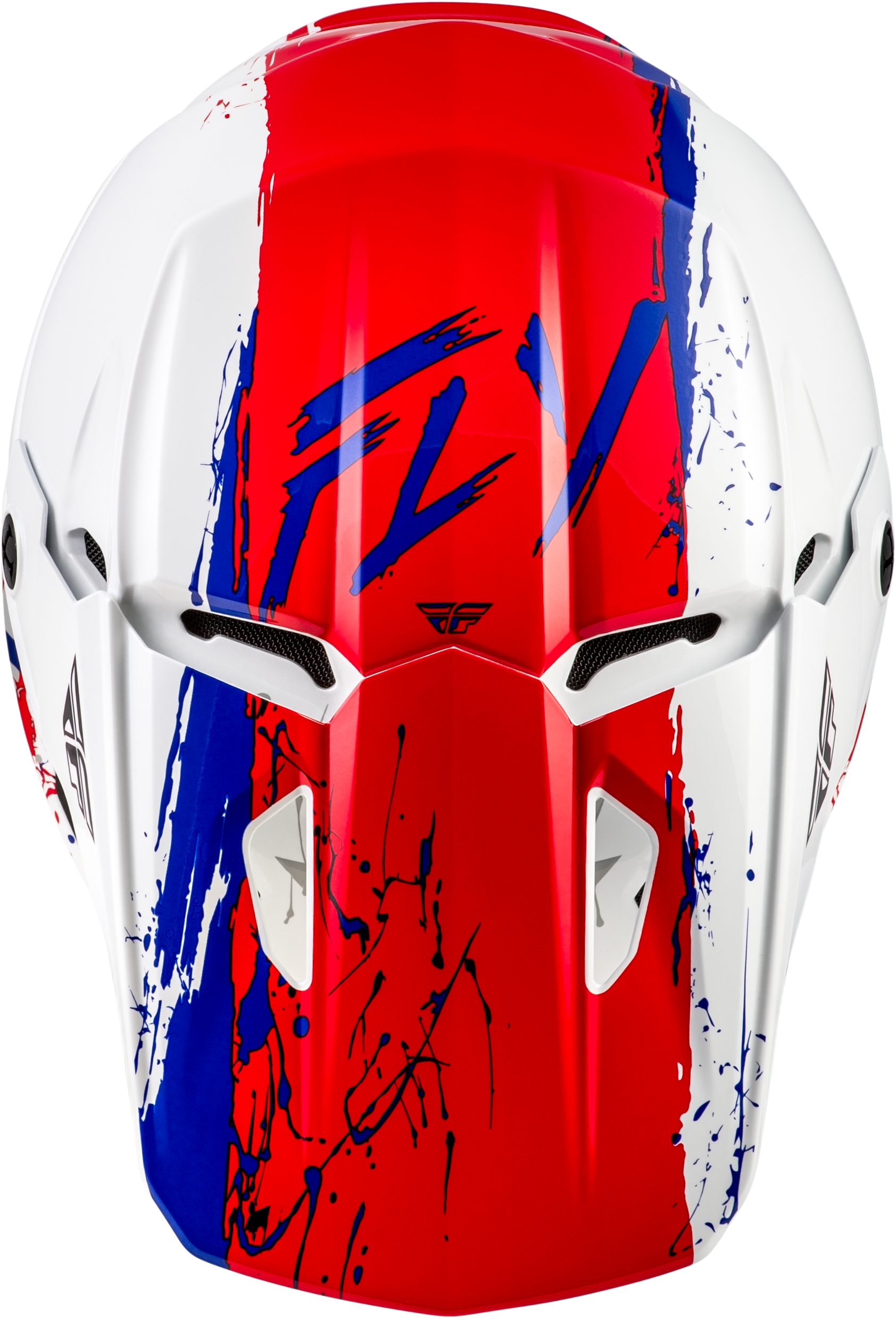 Youth Kinetic Drip Helmet Red/White/Blue Ys