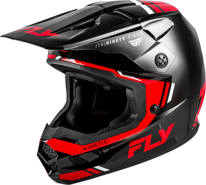 Kinetic Verdict Helmet Black/Red/White Md